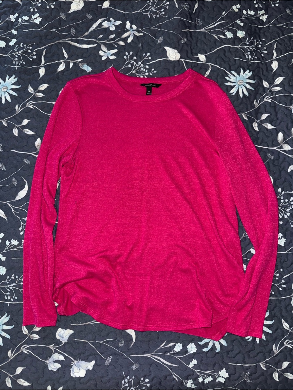 Banana Republic Fuchsia Crewneck Sweater